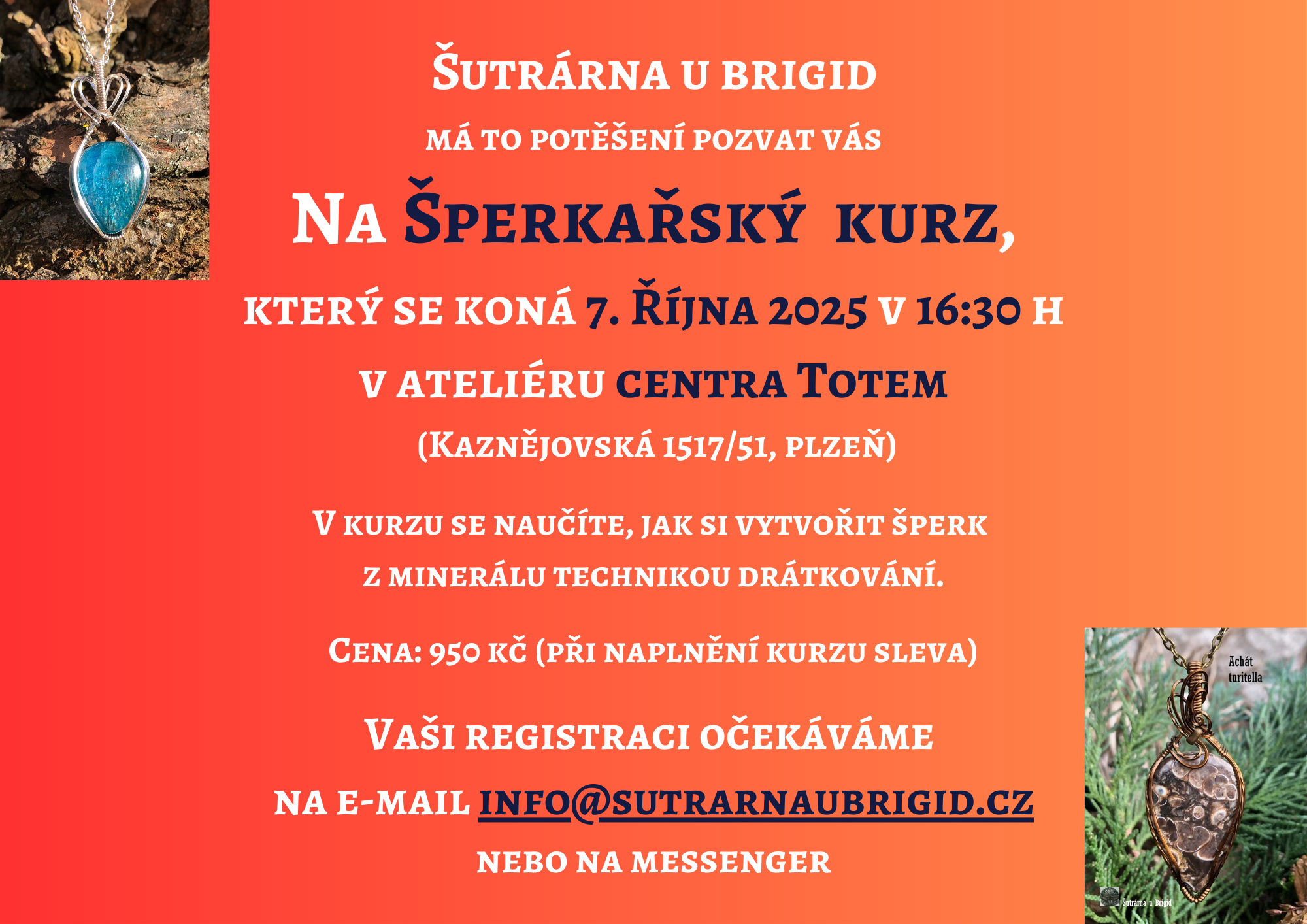 Leták na kurz Plzeň II  (A4 (na šířku))